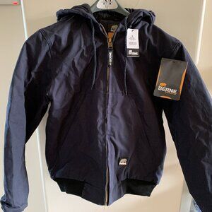 BERNE Heritage Duck Hooded Active Work Jacket NWT